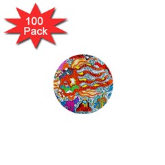 Supersonic Mermaid Chaser 1  Mini Buttons (100 Pack) 