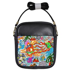 Supersonic Mermaid Chaser Girls Sling Bag