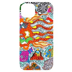 Supersonic Mermaid Chaser Iphone 14 Plus Black Uv Print Case by chellerayartisans