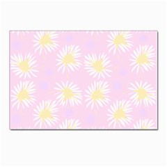 Mazipoodles Bold Daisies Pink Postcard 4 x 6  (pkg Of 10) by Mazipoodles