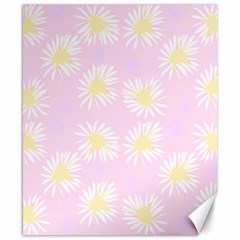 Mazipoodles Bold Daisies Pink Canvas 8  X 10  by Mazipoodles