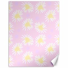 Mazipoodles Bold Daisies Pink Canvas 12  X 16  by Mazipoodles