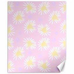 Mazipoodles Bold Daisies Pink Canvas 16  X 20  by Mazipoodles