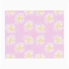 Mazipoodles Bold Daisies Pink Small Glasses Cloth (2 Sides) by Mazipoodles