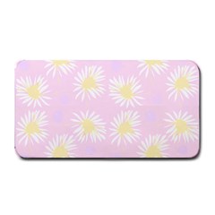 Mazipoodles Bold Daisies Pink Medium Bar Mat by Mazipoodles