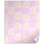 Mazipoodles Bold Daisies Pink Canvas 11  x 14  10.95 x13.48  Canvas - 1