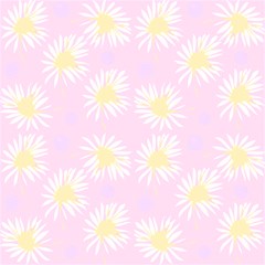 Mazipoodles Bold Daisies Pink Play Mat (rectangle) by Mazipoodles