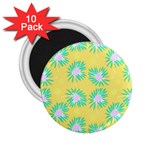 Mazipoodles Bold Daises Yellow 2.25  Magnets (10 pack)  Front