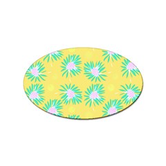 Mazipoodles Bold Daises Yellow Sticker Oval (10 Pack) by Mazipoodles