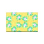 Mazipoodles Bold Daises Yellow Sticker Rectangular (10 pack) Front