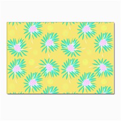 Mazipoodles Bold Daises Yellow Postcards 5  X 7  (pkg Of 10) by Mazipoodles