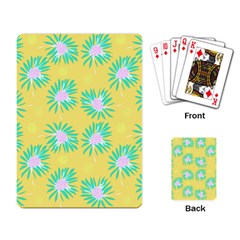 Mazipoodles Bold Daises Yellow Playing Cards Single Design (rectangle) by Mazipoodles