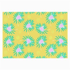 Mazipoodles Bold Daises Yellow Large Glasses Cloth by Mazipoodles