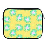 Mazipoodles Bold Daises Yellow Apple iPad 2/3/4 Zipper Cases Front