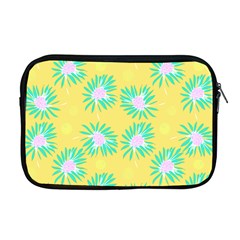 Mazipoodles Bold Daises Yellow Apple Macbook Pro 17  Zipper Case by Mazipoodles