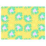 Mazipoodles Bold Daises Yellow Two Sides Premium Plush Fleece Blanket (Extra Small) 40 x30  Blanket Front