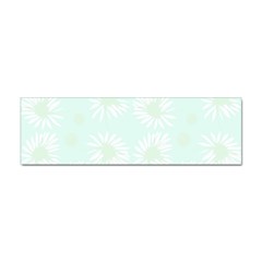 Mazipoodles Bold Daisies Spearmint Sticker (bumper) by Mazipoodles