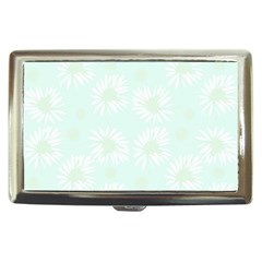 Mazipoodles Bold Daisies Spearmint Cigarette Money Case by Mazipoodles