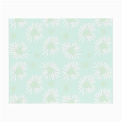 Mazipoodles Bold Daisies Spearmint Small Glasses Cloth (2 Sides) by Mazipoodles