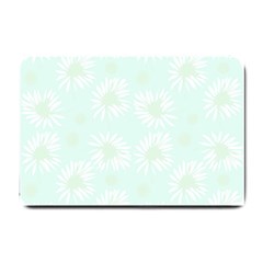 Mazipoodles Bold Daisies Spearmint Small Doormat by Mazipoodles