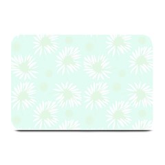 Mazipoodles Bold Daisies Spearmint Plate Mats by Mazipoodles