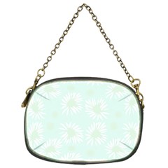 Mazipoodles Bold Daisies Spearmint Chain Purse (two Sides) by Mazipoodles