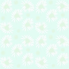 Mazipoodles Bold Daisies Spearmint Play Mat (rectangle) by Mazipoodles