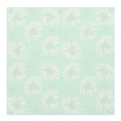 Mazipoodles Bold Daisies Spearmint Banner And Sign 4  X 4  by Mazipoodles