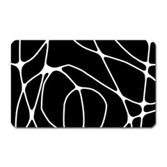 Mazipoodles Neuro Art - Black White Magnet (rectangular)