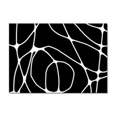 Mazipoodles Neuro Art - Black White Sticker A4 (10 Pack) by Mazipoodles