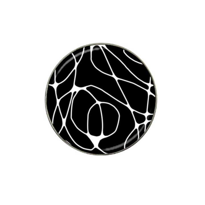 Mazipoodles Neuro Art - Black White Hat Clip Ball Marker