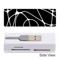 Mazipoodles Neuro Art - Black White Memory Card Reader (stick) by Mazipoodles