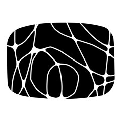 Mazipoodles Neuro Art - Black White Mini Square Pill Box by Mazipoodles