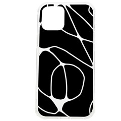 Mazipoodles Neuro Art - Black White Iphone 12 Pro Max Tpu Uv Print Case by Mazipoodles