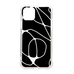 Mazipoodles Neuro Art - Black White Iphone 11 Pro 5 8 Inch Tpu Uv Print Case by Mazipoodles