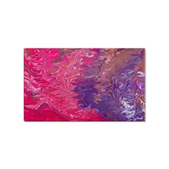 Fuchsia Flow Sticker Rectangular (100 Pack) by kaleidomarblingart