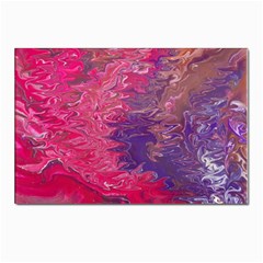 Fuchsia Flow Postcards 5  X 7  (pkg Of 10) by kaleidomarblingart