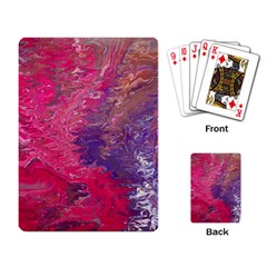 Fuchsia Flow Playing Cards Single Design (rectangle) by kaleidomarblingart