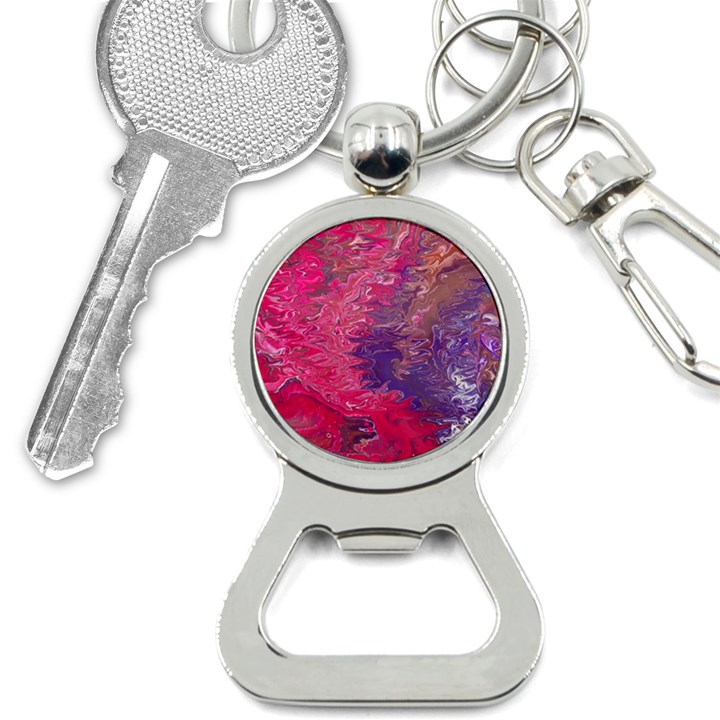 Fuchsia flow Bottle Opener Key Chain