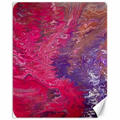 Fuchsia Flow Canvas 16  X 20  by kaleidomarblingart