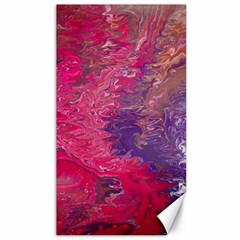 Fuchsia Flow Canvas 40  X 72  by kaleidomarblingart