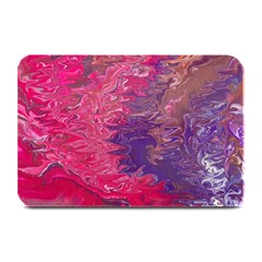 Fuchsia Flow Plate Mats by kaleidomarblingart