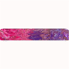 Fuchsia Flow Small Bar Mat by kaleidomarblingart