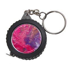 Fuchsia Flow Measuring Tape by kaleidomarblingart