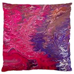 Fuchsia flow Large Cushion Case (One Side) Front