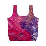 Fuchsia flow Full Print Recycle Bag (M) Front