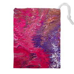 Fuchsia Flow Drawstring Pouch (4xl)