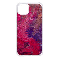 Fuchsia Flow Iphone 14 Plus Tpu Uv Print Case by kaleidomarblingart