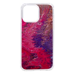 Fuchsia Flow Iphone 14 Pro Max Tpu Uv Print Case by kaleidomarblingart