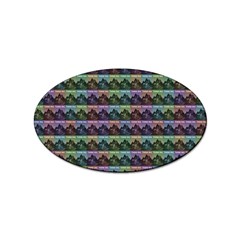 Inspirational Think Big Concept Pattern Sticker Oval (10 Pack) by dflcprintsclothing